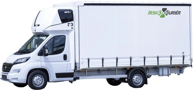 Írsko Kuriér van for moving and vehicle rental